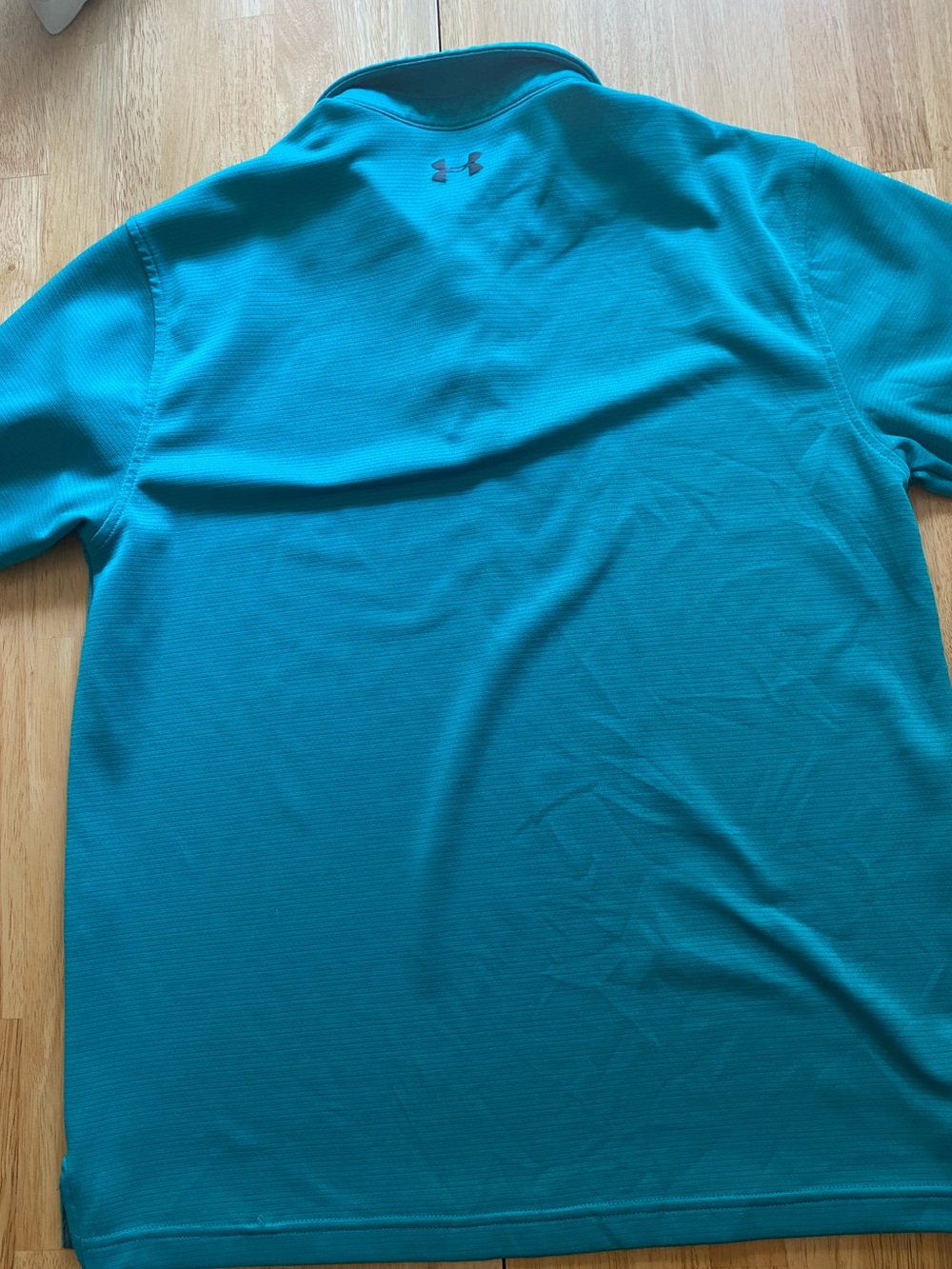 Under Armour Men's Teal Performance Heat-gear Polo Shirt Golf Size M - Picture 6 of 6